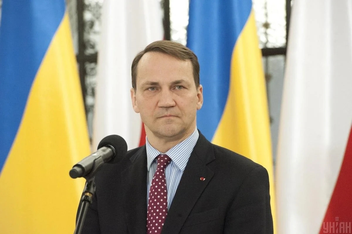 Радослав Сікорський під час інтерв'ю Польському радіо
