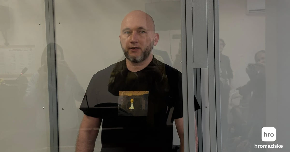 Колишній суддя Олексій Тандир у залі Святошинського районного суду