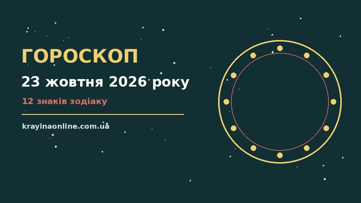 Щоденний гороскоп на 23 жовтня 2026 року: нотатки, планувальник і чашка кави на дерев'яному столі