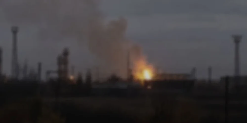 Наслідки пожежі на газовидобувному об'єкті групи Нафтогаз у Харківській області після удару дрона